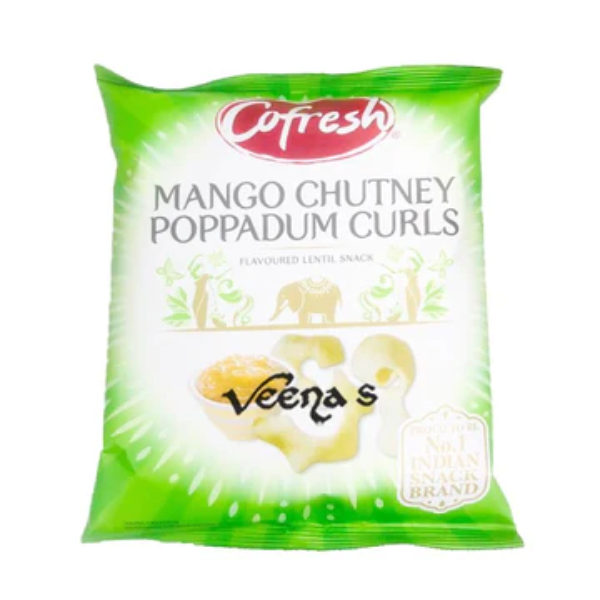 CofreshMangoChutneyPoppadumCurls80g-Veenas
