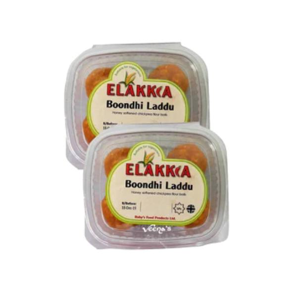 Elakkia-Boondi-Laddu-5pcs-Pack-of-2-200g-Veenas