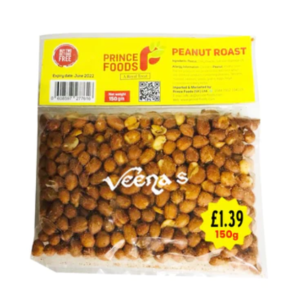 PrinceFoodsPeanutRoast150gVeenas1